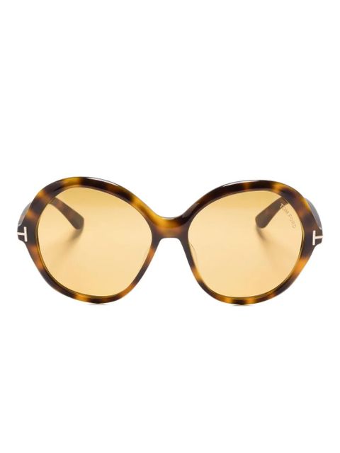 TOM FORD Eyewear Annabelle tortoiseshell sunglasses - Brown - zdjęcie produktu nr 1