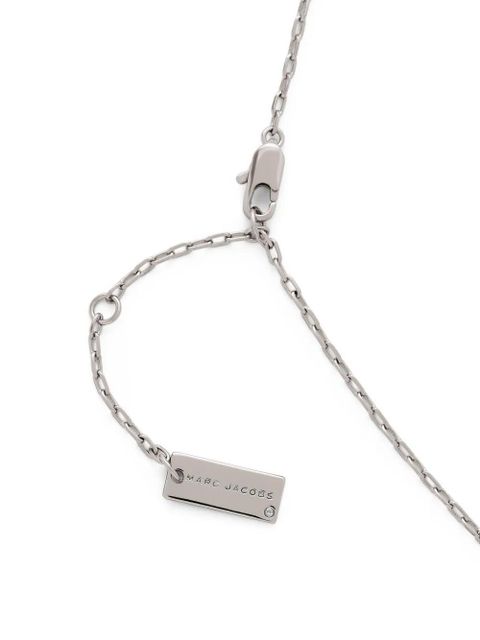 Marc Jacobs lips-embellishment necklace - Silver