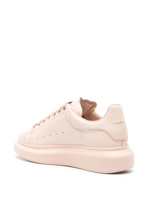 Alexander McQueen Oversized tonal leather sneakers - Neutrals