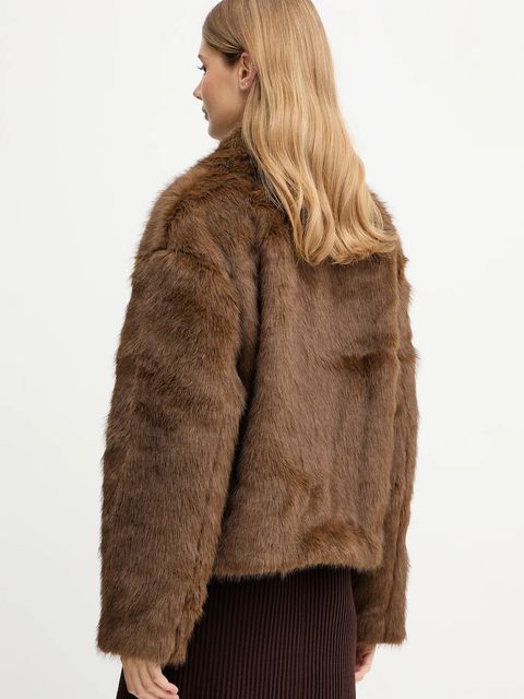 Bardot płaszcz kolor brązowy 59474JB3