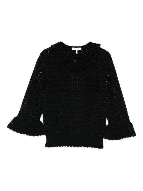 Chloé crochet top - Black - zdjęcie produktu nr 1