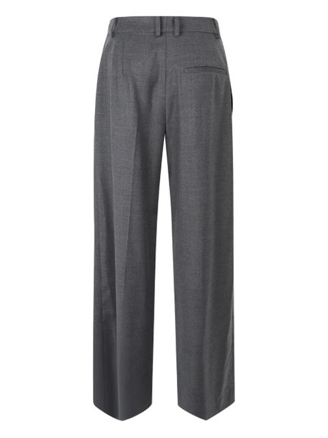 The Frankie Shop Brickell flannel trousers - Grey - zdjęcie produktu nr 2