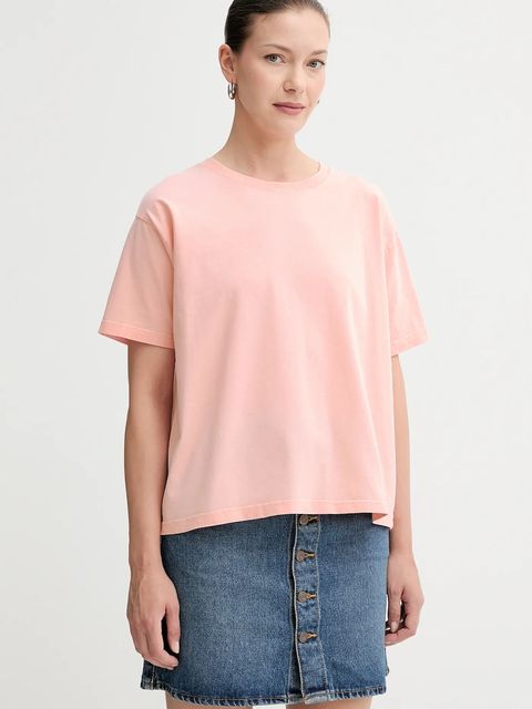 American Vintage t-shirt bawełniany damski kolor beżowy FIZ02A - zdjęcie produktu nr 1