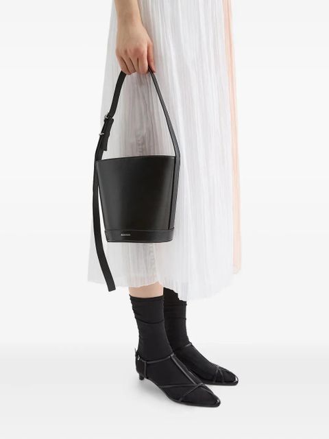 Jil Sander Cannolo bucket bag - Black
