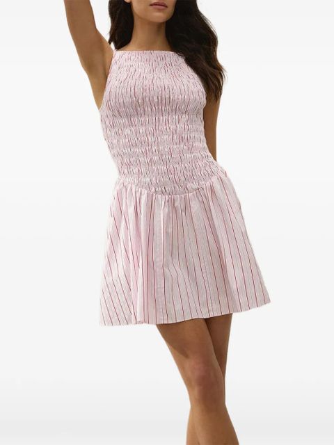 Faithfull the Brand Martina boat-neck mini dress - Pink