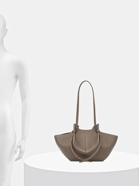 Yuzefi torebka skórzana MOCHI kolor beżowy YUZSS25-HB-MO-L052