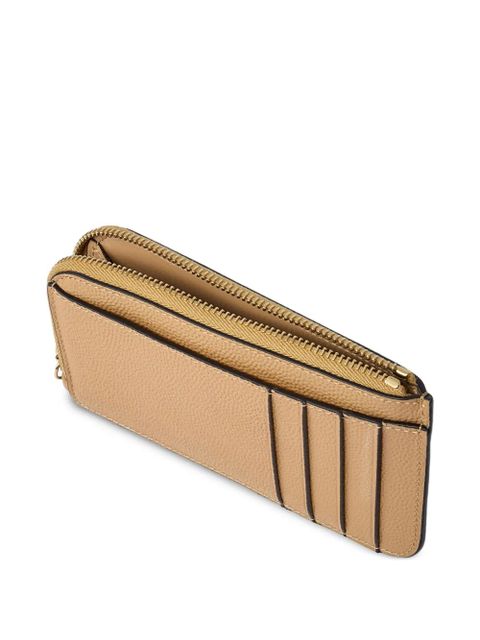 Chloé zip-around chain wallet - Neutrals