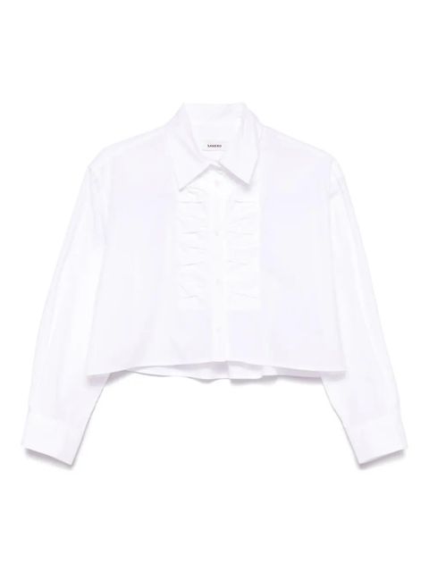 SANDRO cotton shirt - White - zdjęcie produktu nr 1