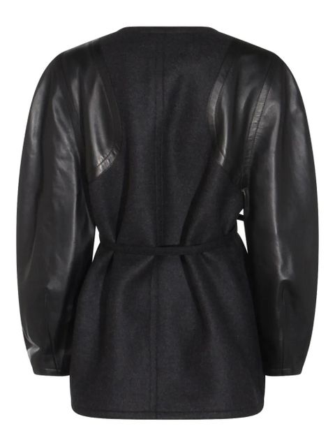 FENDI belted panelled jacket - Black - zdjęcie produktu nr 1