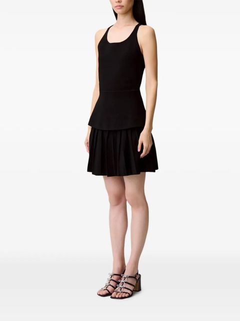 Claudie Pierlot pleated mini dress - Black