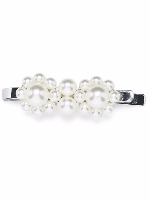 Simone Rocha pearl-embellished hair clip - Silver - zdjęcie produktu nr 1