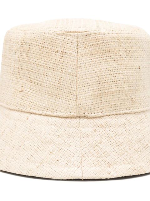 Ruslan Baginskiy logo-appliqué bucket hat - Neutrals - zdjęcie produktu nr 2