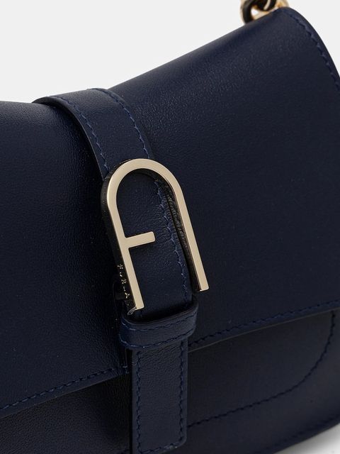 Furla torebka skórzana kolor granatowy WB01032.BX2045.4533S