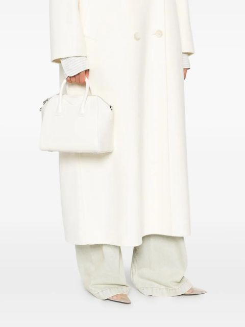 Givenchy mini Antigona leather tote bag - White