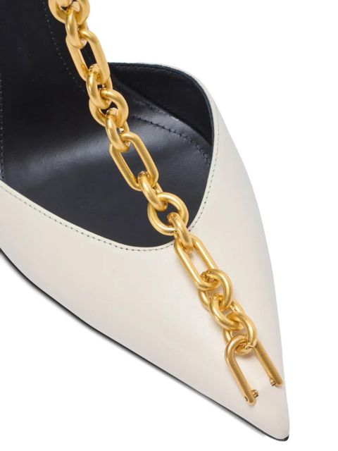 Balmain leather pumps - Neutrals