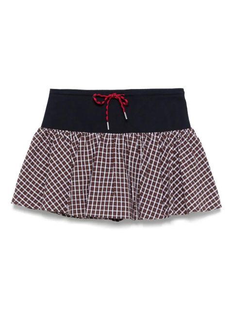 SANDRO checked shorts - Brown - zdjęcie produktu nr 1
