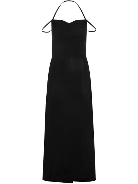 Marine Serre halterneck dress - Black - zdjęcie produktu nr 1
