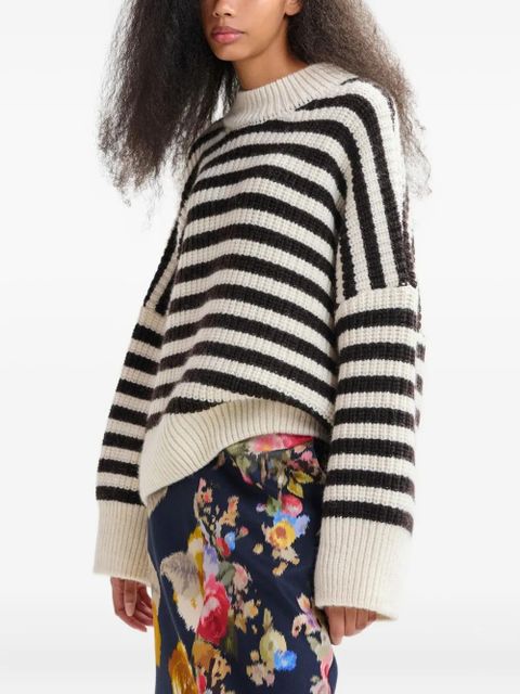 Essentiel Antwerp Jacquie sweater - White - zdjęcie produktu nr 2
