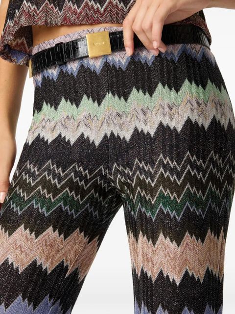 Missoni snake-pattern trousers - Black
