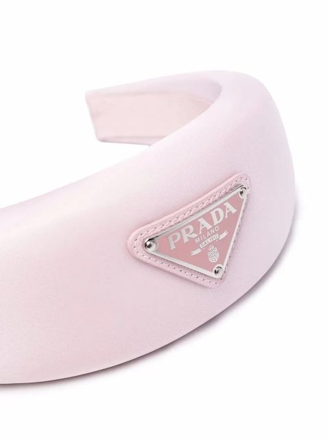 Prada Re-Nylon padded headband - Pink
