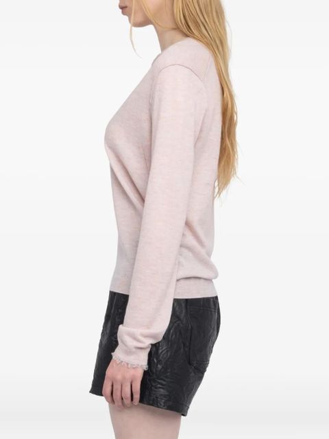 Zadig&Voltaire V-neck knitted jumper - Pink