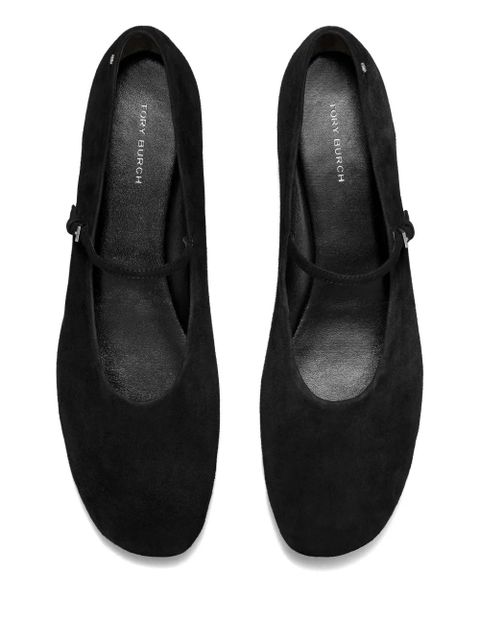 Tory Burch suede ballet flats - Black