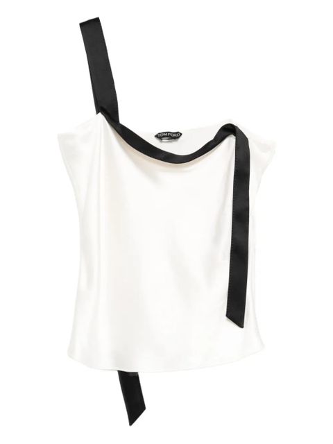 TOM FORD bow-detail top - White - zdjęcie produktu nr 1