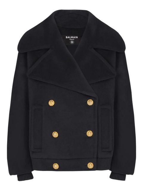 Balmain double-breasted peacoat - Black - zdjęcie produktu nr 1