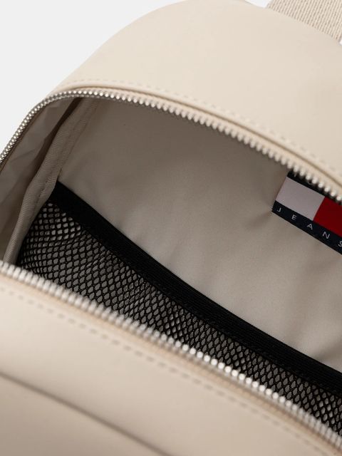 Tommy Jeans plecak damski kolor beżowy mały gładki AW0AW18086