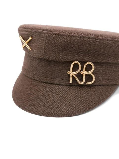 Ruslan Baginskiy logo-plaque baker hat - Brown