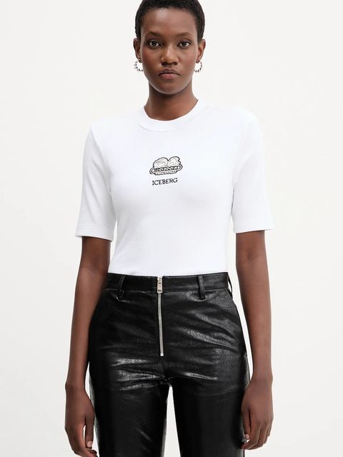 Iceberg t-shirt bawełniany - zdjęcie produktu nr 2