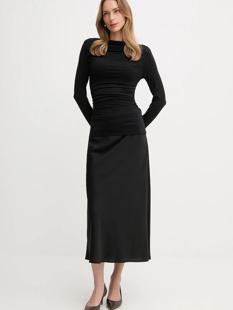 United Colors of Benetton longsleeve kolor czarny 37UKD10BA - zdjęcie produktu nr 2