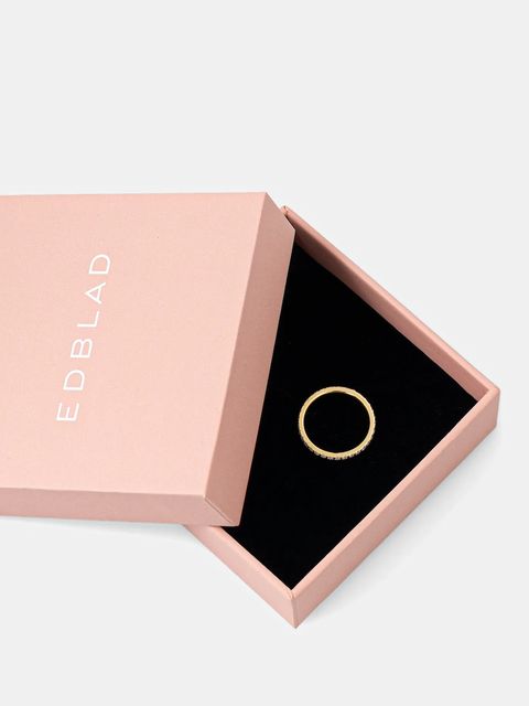 EDBLAD pierścionek pozłacany Glow 121092