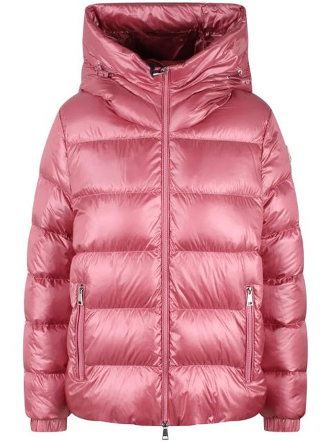 Moncler hodded puffer jacket - Pink