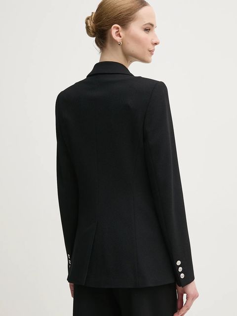 Marc Aurel marynarka kolor czarny dwurzędowa gładka 3903-7020-93391 - zdjęcie produktu nr 2