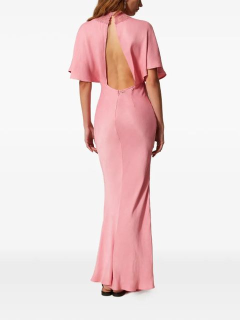 TWINSET short-sleeve maxi dress - Pink