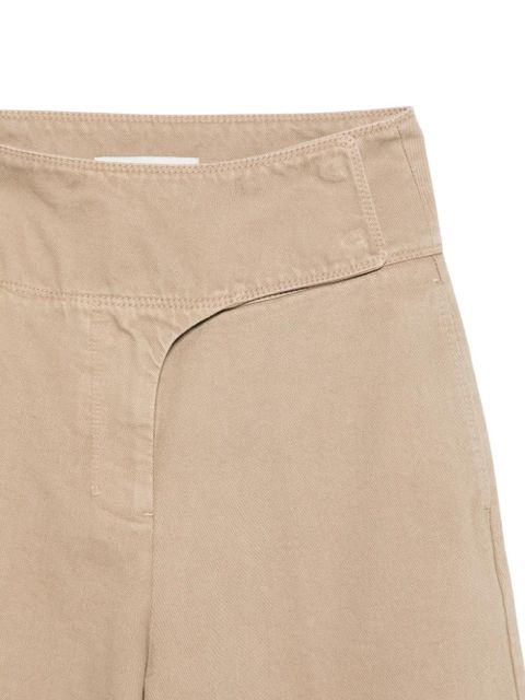 AMI Paris wrapped belted trousers - Neutrals