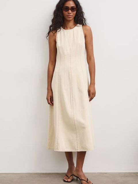 Medicine sukienka rozkloszowana jeansowa - zdjęcie produktu nr 1