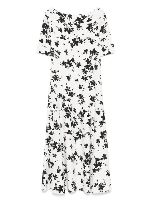Lauren Ralph Lauren floral-print midi dress - White - zdjęcie produktu nr 2