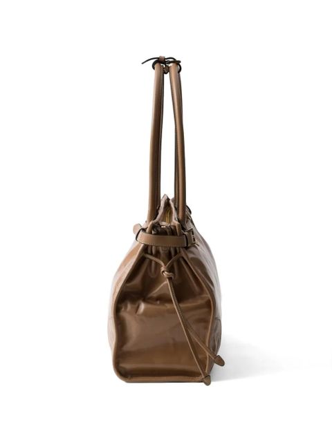 Prada large Bonnie tote bag - Brown - zdjęcie produktu nr 2
