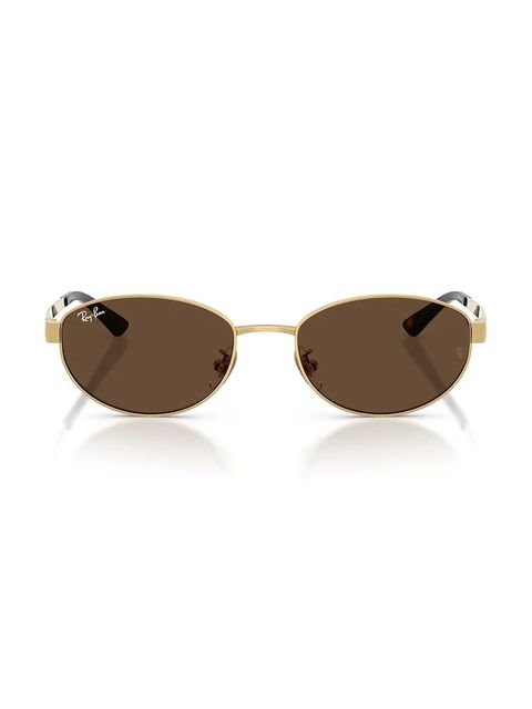 Ray-Ban okulary przeciwsłoneczne kolor złoty 0RB3774D - zdjęcie produktu nr 2