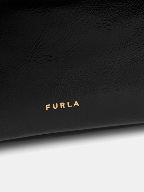 Furla torebka skórzana kolor czarny WB01885.BX4100.O6000