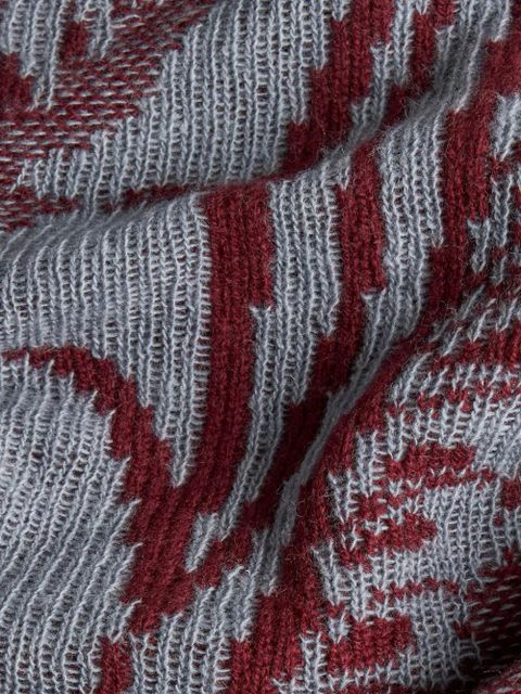 ETRO floral jacquard-knitted cardigan - Blue - zdjęcie produktu nr 2