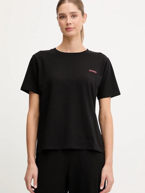 HUGO t-shirt lounge damski kolor czarny 50555634 - zdjęcie produktu nr 1