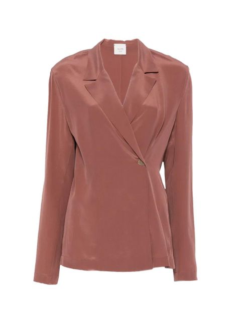 Alysi asymmetric blazer - Brown - zdjęcie produktu nr 1