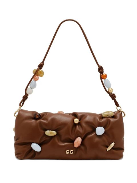 Cult Gaia Amalia beaded shoulder bag - Brown - zdjęcie produktu nr 1