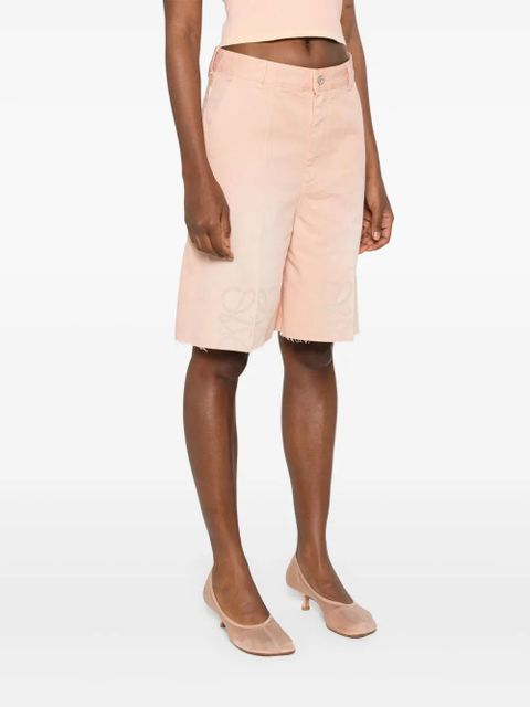 LOEWE Anagram-motif shorts - Pink