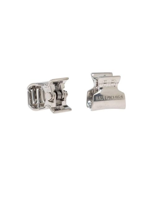 Balenciaga Holli Xs hair clips (set of two) - Silver