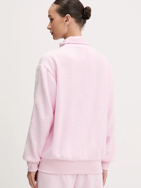 adidas Originals bluza Mohair damska kolor różowy z aplikacją KS7778