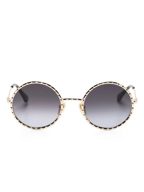 Chloé Eyewear round-frame sunglasses - Gold - zdjęcie produktu nr 1